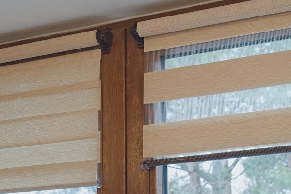 Skylight shades in New Canaan, CT home.